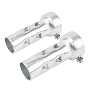 2 шт. Универсальный мотоцикл 2 "<span class=keywords><strong>Ca</strong></span>. 51 мм выхлопная перегородка DB убийственная вставка для шумоподавления 4-дюймовая длина протяжной трубы 47 мм - Product Image 1