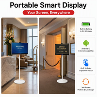 Écran tactile interactif intelligent KEINONE 23,8 27 32 pouces Android 13 10 points tactiles Batterie sans fil Mobile