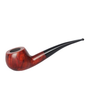 Muxiang Briarwood Smoking Pipe Bent Shape 9mm Tenon Joint Handmade Tobacco Pipe Solid Wood Pipe - Product Image 5