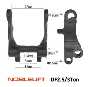 Piezas de carretilla elevadora <span class=keywords><strong>Manual</strong></span> Xilin de alta calidad Noblelift, nuevo soporte de rueda de Metal, marco de carga, estante de Rueda delantera para restaurante - Product Image 4