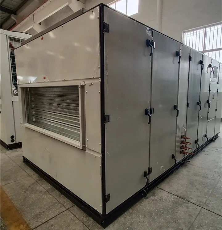 ระบบ HVAC 20000 Cfm อากาศบริสุทธิ์ AHU ระบายความร้อนหน่วยจัดการอากาศแบบแยกส่วน