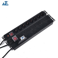 Armoire de serveur 42U-58U en acier SPCC à cadre ouvert robuste, profondeur réglable, marque AZE, certifiée CE IP20, en stock