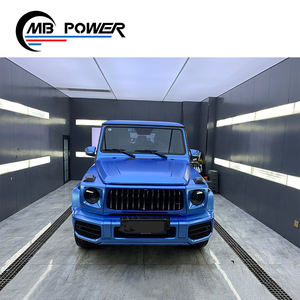 Kit de Carrocería Estilo G63 1:1 para <span class=keywords><strong>Mercedes</strong></span> Clase G W463 G350/<span class=keywords><strong>G400</strong></span>/G500 (2020+), Actualización de Antiguo a Nuevo con Luces de Capó y Guardabarros - Product Image 5