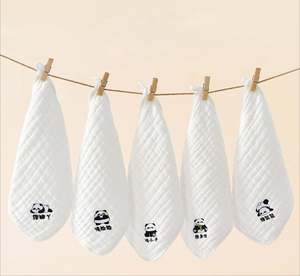 30x30cm Baby Towel 6 Layers <b>Muslin</b> Newborn Baby Soft Handkerchief Children Cotton Saliva Bibs <b>Square</b> Face Towel - Product Image 1