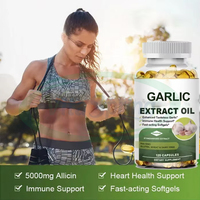 Extrait d'huile d'ail VitaSpring pour améliorer le système immunitaire, compléments vitaminiques, OEM Halal, 100% huile d'ail noir en capsules molles