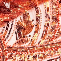 Tissu en dentelle guipure multicolore entièrement ajourée à motifs floraux, soluble dans l'eau, en polyester laiteux, pour robes de mariée et de soirée