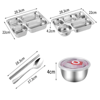 Nouvelle boîte à lunch isotherme en acier inoxydable à compartiments, double couche, pour la maison - Modèle 2026