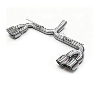Système d'échappement Cat-Back haute performance pour <span class=keywords><strong>Audi</strong></span> <span class=keywords><strong>S3</strong></span> 2.0T 8V 2014-2020, quatre sorties, silencieux optimisé, tuyau d'échappement Catback - Product Image 1
