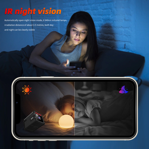 Mini Cámara W05 con Detección de Movimiento, Cámara de Seguridad Inalámbrica con Visión Nocturna Infrarroja - Product Image 3