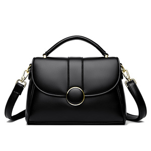 Nouvelle mode à la mode dames pochette sac à main en cuir PU souple grande capacité conception simple sacs à main