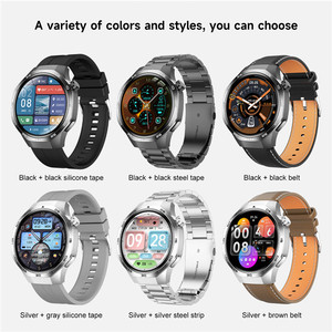 Eseed <span class=keywords><strong>5</strong></span> Max orologio intelligente da uomo da 1.53 pollici Business Sport monitoraggio della salute NFC bussola rilevamento dell'altitudine Gel di silice risposta chiamata - Product Image 2