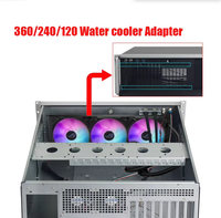 Boîtier de serveur EATX 4U industriel de 19 pouces en stock d'usine avec 8 emplacements PCIE et prise en charge du refroidissement par eau