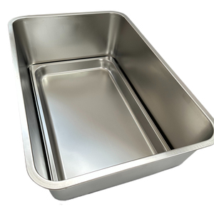 <span class=keywords><strong>Bac</strong></span> à litière en acier inoxydable double couche-Boîte de tamisage et de filtrage pour le nettoyage et l'hygiène des animaux domestiques - Product Image 6