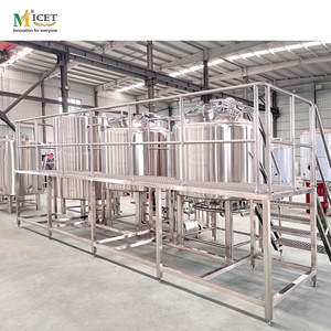 Équipement de brasserie artisanale <span class=keywords><strong>Braumeister</strong></span> en acier inoxydable chauffé à la vapeur combiné à 3 cuves de 1000 litres 10HL pour la bière artisanale - Product Image 4