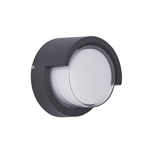 Venta al por mayor de forma redonda al aire libre jardín pared LED lámparas de aluminio redondo pared Sconce Light - Product Image 6