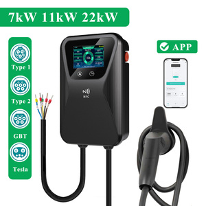 Importador 7 kW Tipo 2 Iso 15118 Sae J1772 240 V 7,3 kW Vehículo Estación de carga de energía máxima <span class=keywords><strong>Cargador</strong></span> Ev para alimentar <span class=keywords><strong>Coche</strong></span> eléctrico - Product Image 1