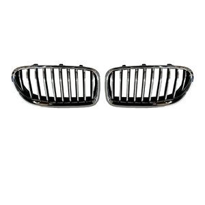 51712155447 Rejilla Delantera Izquierda Negra Brillante para <span class=keywords><strong>BMW</strong></span> Serie 5 E60 Sedán y <span class=keywords><strong>E61</strong></span> LCI <span class=keywords><strong>Touring</strong></span> 2003-2010 <span class=keywords><strong>520d</strong></span> 530i M5 - Product Image 5