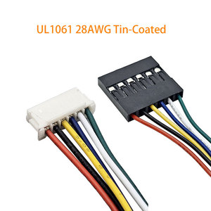 สายต่อ <span class=keywords><strong>JST</strong></span> ZH1.5 6 ขา ตัวผู้-ตัวเมีย ความยาว 28AWG สายแบบกำหนดเอง - Product Image 4