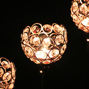 Candelabro <span class=keywords><strong>de</strong></span> Latón con Bola <span class=keywords><strong>de</strong></span> Cristal Natural, <span class=keywords><strong>Hierro</strong></span> <span class=keywords><strong>Forjado</strong></span> Antiguo Hecho a Mano <span class=keywords><strong>de</strong></span> Alta Calidad, Caja <span class=keywords><strong>de</strong></span> Cristal con Metal Galvanizado - Product Image 4