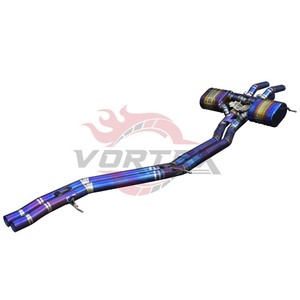 ท่อไอเสีย Vortex ไทเทเนียม valvetronic สำหรับ lambLamborghini Urus 4.0T V8 catback สีน้ำเงินไหม้ - Product Image 4