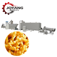 Ligne de production de machine extrudeuse à double vis automatique pour la fabrication industrielle de snacks soufflés