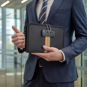 14.5*29cm <b>Fireproof</b> <b>Document</b> Bag Fire Safe Bags Fire Proof Mini Safe <b>Box</b> <b>for</b> <b>Documents</b> <b>Box</b> Fire Resistant Pouch with Lock - Product Image 1