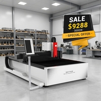 Machine de découpe laser CNC économique Rayther 3000W de type ouvert 3015 à table unique pour l'acier au carbone et l'acier inoxydable
