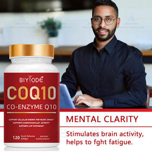 CoQ-10 Alat Kesehatan vitamin sertifikat halal softgel kapsul koenzim <span class=keywords><strong>q10</strong></span> penyedia energi perlindungan jantung anti Penuaan - Product Image 4