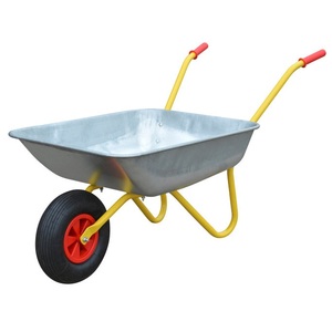 Brouette de jardin verte Ravendo Trillebor 110L 200 kg Baignoire en plastique Haveaffald Jord Og Sand Luftgummihjul 85L - Product Image 3