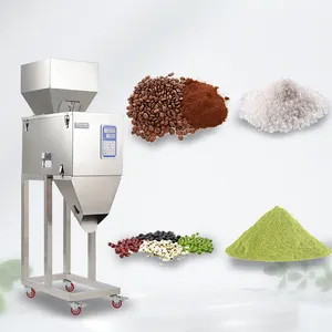 Vente chaude machine de remplissage automatique d'avoine en poudre machines d'emballage petite machine de pesage et de remplissage de grains de thé intelligente