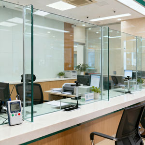 Panneau en verre de sécurité feuilleté trempé de haute sécurité, résistant aux explosions et aux balles pour le gouvernement, le comptoir de banque et les vestibules <span class=keywords><strong>ATM</strong></span> - Product Image 3