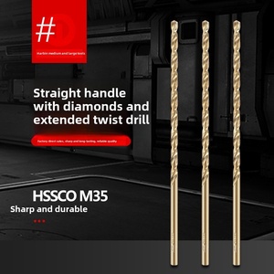 Mũi khoan chân thẳng Chứa coban cực dài mũi khoan sắt chế biến gỗ thép tốc độ cao 100/120 lỗ sâu - Product Image 6