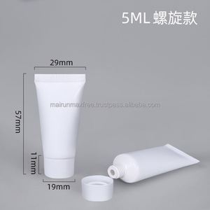 Tube souple d'emballage cosmétique personnalisé, transparent, écologique, biodégradable, pour crème pour les mains, lotion pour le corps, masque facial, rouge à lèvres - Product Image 4