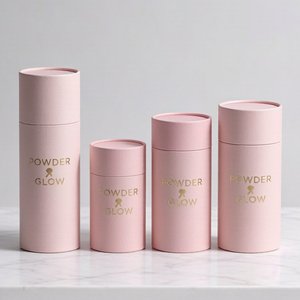 Custom Beauty Paper Tube Packaging Luxury Cosmetic Cylinder <b>Box</b> for Skincare <b>Makeup</b> and Personal Care Custom Factory - Product Image 1