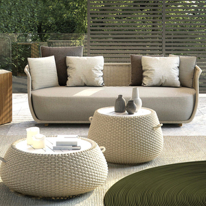 Heißer Verkauf Dubai Großhandel Schnitt <span class=keywords><strong>Rattan</strong></span> europäischen Luxus Garten Sofas Aluminium Gartenmöbel <span class=keywords><strong>Rattan</strong></span> Korbs ofa <span class=keywords><strong>Set</strong></span> - Product Image 1