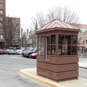 Cabina de seguridad de acero inoxidable de diseño moderno, cabina portátil personalizada <span class=keywords><strong>para</strong></span> exteriores <span class=keywords><strong>para</strong></span> uso en cochera a la venta - Product Image 3