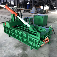 Presse à balles hydraulique industrielle robuste BRD 125T en alliage, avec roulement en acier inoxydable et pompe en aluminium, moteur 15kW, haute productivité pour déchets industriels