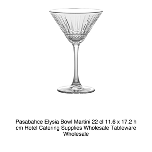 Copa de Martini Elysia 22 cl, Altura 17.2 cm, Diámetro 11.6 cm, Pasabahce - Product Image 2