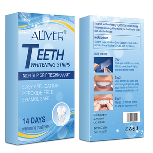 ALIVER Tiras Blanqueadoras de Dientes al por Mayor, 14 Sobres, Fórmula PAP, Tiras Blanqueadoras Dentales Antideslizantes para Uso Doméstico, 14 Piezas - Product Image 6