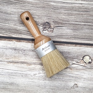Artsecret 1 <span class=keywords><strong>pinceau</strong></span> à craie et cire, grande taille, poils ronds, pour <span class=keywords><strong>peinture</strong></span> à l'huile, décoration intérieure, outil de <span class=keywords><strong>peinture</strong></span> et de cirage DIY BCW-05 - Product Image 4