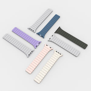 <span class=keywords><strong>CM</strong></span> aspecto atractivo de liberación rápida de silicona fuertes imanes dobles reloj pulsera para <span class=keywords><strong>Apple</strong></span> <span class=keywords><strong>Watch</strong></span> 49mm 45mm 44mm 46mm 42mm 40mm - Product Image 3