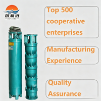 Pompe à eau électrique submersible résistante à l'usure, durable, en fonte, avec rotor câblé en cuivre, certifiée ISO9001/CE, 380V/440V, 20m³/h