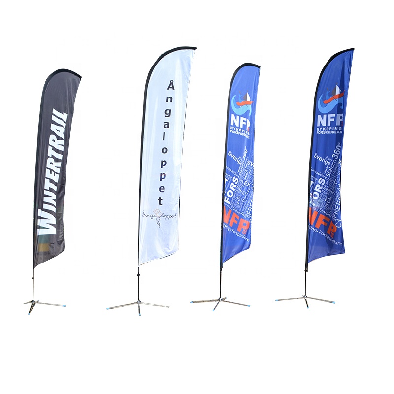 FEAMONT Werbe-Custom Druck Outdoor Werbung Feder Flagge Feder Flagge Stiefel Feder Flagge