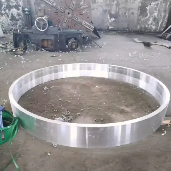 Customized production of pressure-bearing steel ring forgings and forging processing of electric generator ring forgings