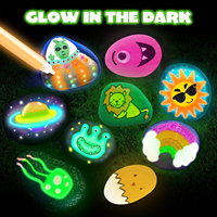 Kit de Peinture sur Roche Phosphorescent pour Enfants, Cadeau Créatif, Jouet Éducatif pour Garçons et Filles