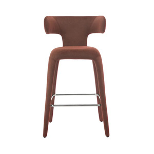 <span class=keywords><strong>Tabouret</strong></span> <span class=keywords><strong>de</strong></span> <span class=keywords><strong>bar</strong></span> moderne en <span class=keywords><strong>velours</strong></span> personnalisable, chaise <span class=keywords><strong>de</strong></span> comptoir luxueuse rembourrée avec repose-pieds en métal pour îlot <span class=keywords><strong>de</strong></span> cuisine, restaurant - Product Image 2