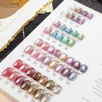 Ensemble de vernis à ongles en gel UV écologique et non toxique LADAI - 24 couleurs, finition pailletée, fournitures professionnelles pour salon de manucure, mode et art des ongles