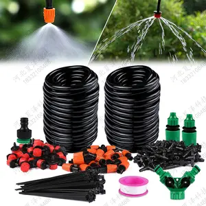 Kits de Micro Irrigation automatique pour jardin, serre, lit de fleurs, Patio ou pelouse (30m 149 pièces)