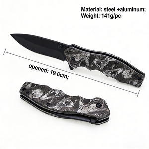 Cuchillo de Bolsillo Plegable Multifuncional de Acero Inoxidable para Supervivencia Táctica, Caza y Camping, Venta Caliente de Fábrica - Product Image 2