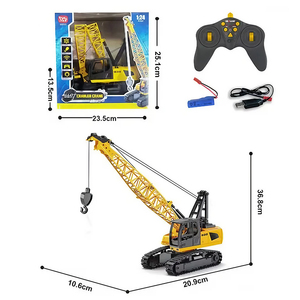 Huina Kaliwo Kỹ Thuật 13511 Xe Tải Đồ Chơi Xe Hơi Cổ Điển Xây Dựng Mô Hình RC Theo Dõi Cần Cẩu Đồ Chơi Cho Trẻ Em Món Quà Giáng Sinh - Product Image 1